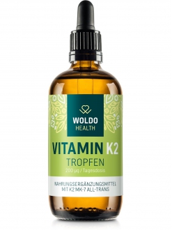 Kompletní sortiment - Woldohealth Vitamín K2 Vegan MK-7 200 µg 50 ml