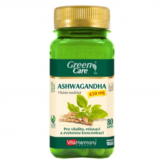 KOMPLETNÍ SORTIMENT - VitaHarmony Ashwagandha 450 mg 80 cps.