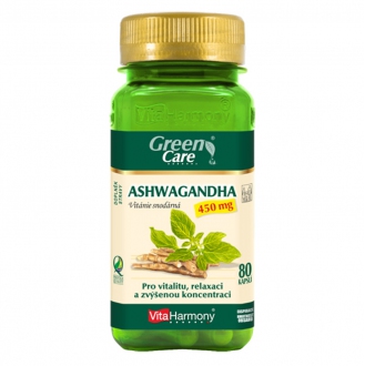 Kompletní sortiment - VitaHarmony Ashwagandha 450 mg 80 cps.