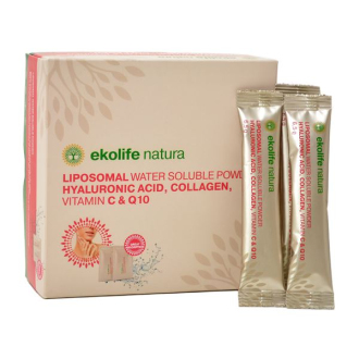 Kompletní sortiment - Ekolife natura Liposomal Hyaluronic Acid, Collagen, Vitamin C and Q10 15 x 6,5g