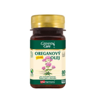 Kompletní sortiment - VitaHarmony Oreganový olej 25 mg 80 tob.