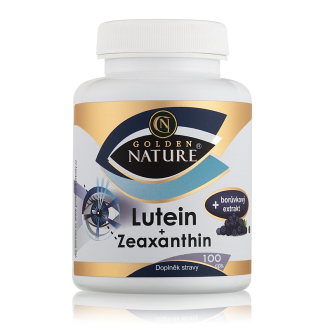 Přírodní doplňky stravy - Golden Nature Lutein+Zeaxanthin 100 cps.