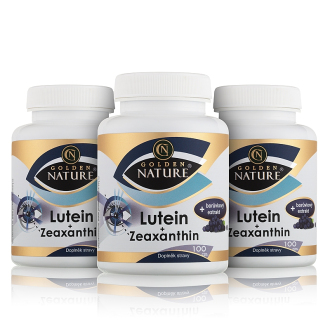 Přírodní doplňky stravy - 2+1 Golden Nature Lutein+Zeaxanthin 300 cps.