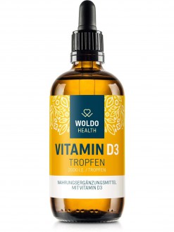 KOMPLETNÍ SORTIMENT - Woldohealth Vitamin D3 Kapky ( 2000 I.U. ) 50 ML