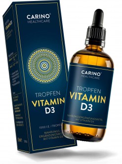 Kompletní sortiment - CARINO HEALTHCARE Vitamin D3 Kapky ( 1000 I.U. ) 50 ML
