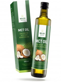 DOPLŇKY STRAVY NA: - Woldohealth MCT olej 500 ML ( 100% KOKOSOVÉHO OLEJE)