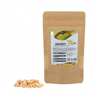 Kompletní sortiment - Golden Nature Arašídy pražené nesolené 100g