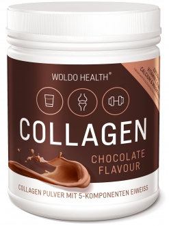 Kompletní sortiment - Woldohealth 100% hovězí kolagen s 5-komponentním proteinem s vitamínem C, D, B6, vápníkem a hořčíkem 500g