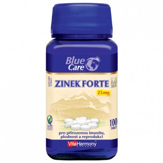 Kompletní sortiment - Zinek Forte 25 mg - ekonomické balení 100 tbl.