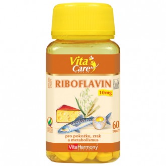 Kompletní sortiment - Riboflavin (Vitamin B2) 10 mg - 60 tbl.