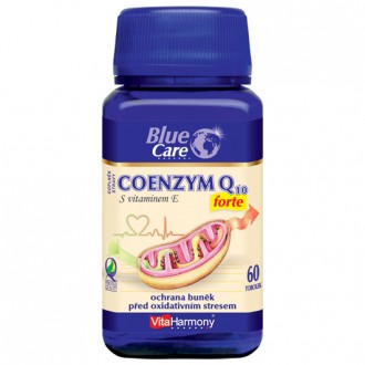 Přírodní doplňky stravy - Koenzym Q10 Forte (30 mg) + Vitamin E (15 mg) - 60 tob.