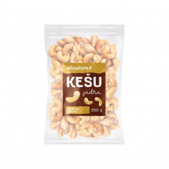 KOMPLETNÍ SORTIMENT - Allnature Kešu pražené SOLENÉ 250g