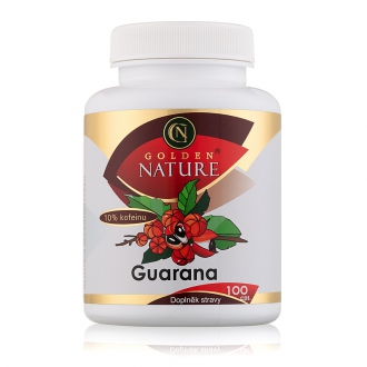 Kompletní sortiment - Golden Nature Guarana 10% kofeinu 100 cps.