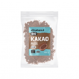 KOMPLETNÍ SORTIMENT - Allnature Kakaový prášek BIO RAW 500 g