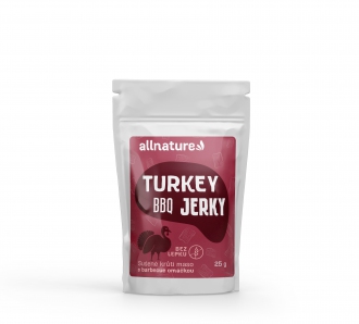 Kompletní sortiment - Allnature TURKEY BBQ Jerky 25 g