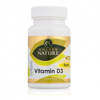 Kompletní sortiment - Golden Nature Vitamin D3 2000 I.U. softgel 100 cps.