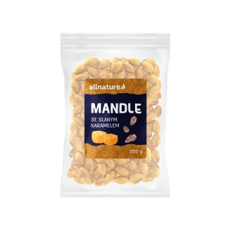 Kompletní sortiment - Allnature Mandle slaný karamel 250 g