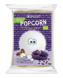 KOMPLETNÍ SORTIMENT - Popcrop Modrá kukuřice na popcorn s bambuckým máslem BIO 100 g