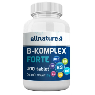 Kompletní sortiment - Allnature B-komplex Forte 100 tbl.