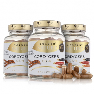 Kompletní sortiment - 2+1 GN Exclusive Cordyceps sinensis CS-4 50% polysacharidů 300 cps.