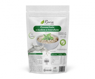 KOMPLETNÍ SORTIMENT - Revix Ovesná kaše s medem a tvarohem PERNÍK 500g