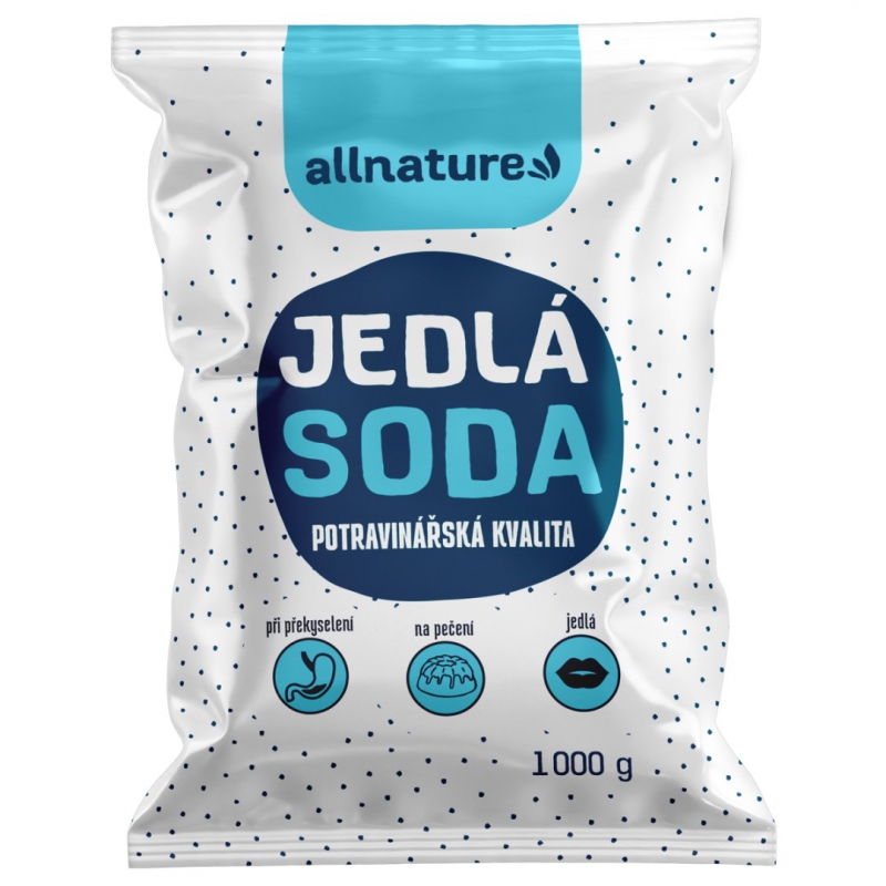 Allnature Jedlá soda 1000 g - Allnature