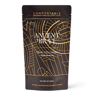 Ancient+Brave Grass Fed True Collagen 200g (kompostovatelný sáček) + dárek Golden Nature Chia semínka 100g zdarma