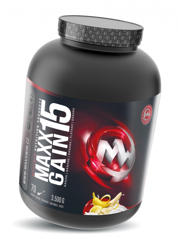 MaxxWin MAXX GAIN 15 3500g - Banán + dárek Golden Nature Chia semínka 100g zdarma