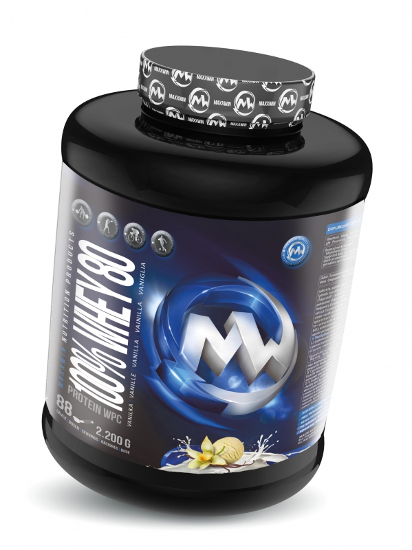 100% MaxxWin WHEY Protein 80 2200g (Capuccino) - MaxxWin