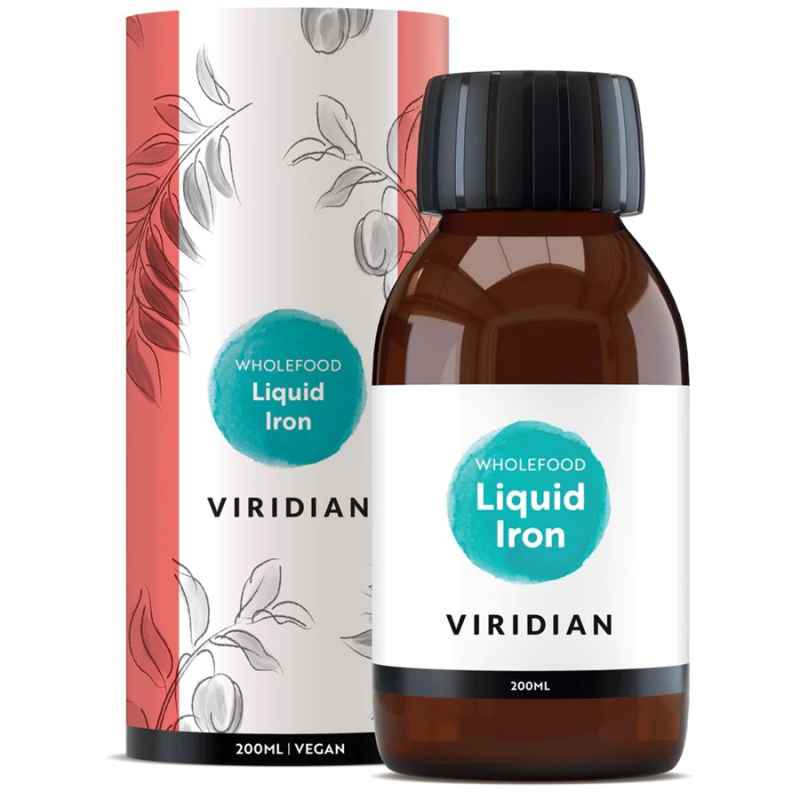 Viridian Liquid Iron 200ml + dárek Zinek Forte 25 mg - 30 tbl. zdarma