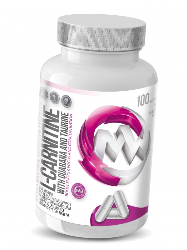 MaxxWin L-CARNITINE Guarana Taurine 90 cps