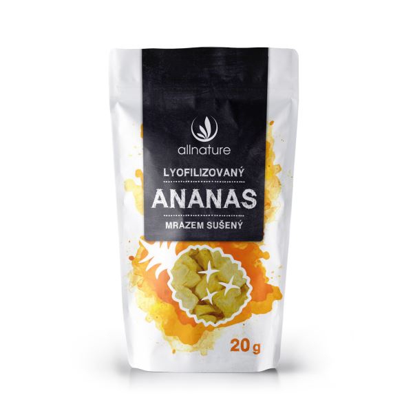 Allnature Ananas sušený mrazem kousky 20 g - Allnature
