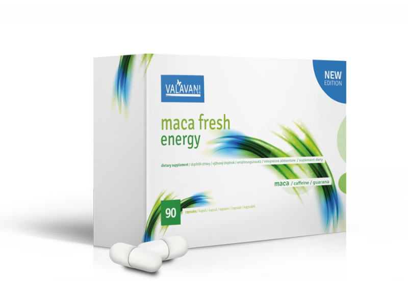 MACA FRESH ENERGY 90 KAPSLÍ - Valavani