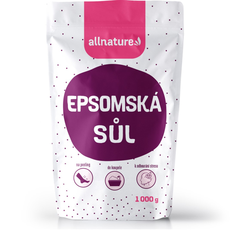 Allnature Epsomská sůl 1000 g - Allnature