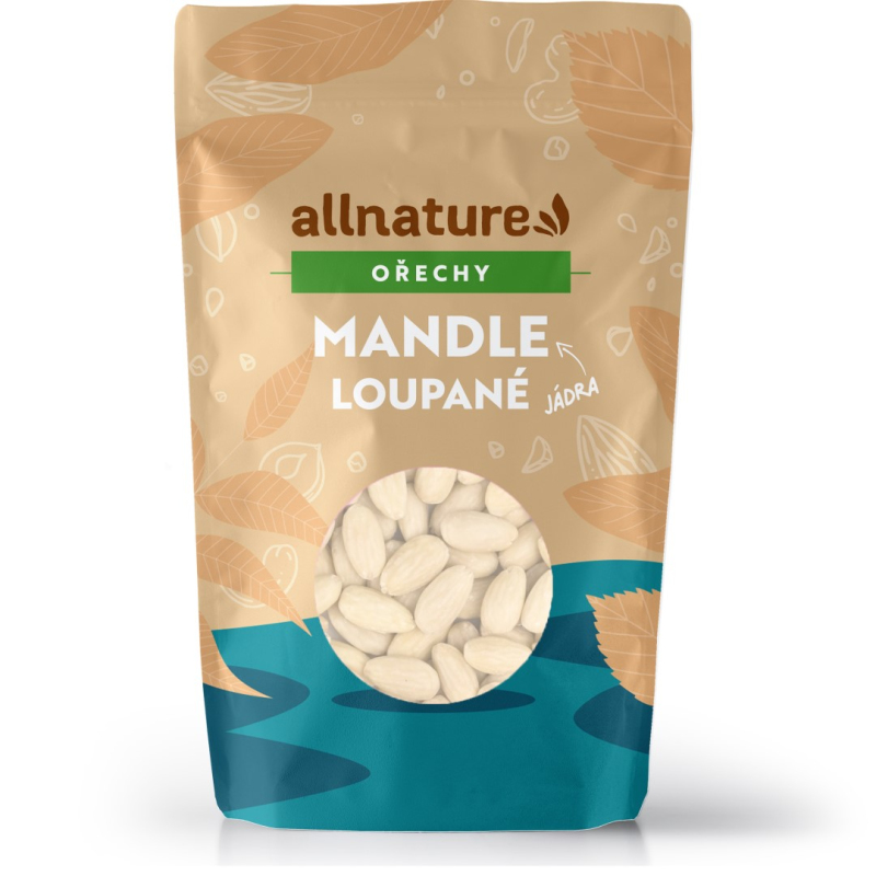 Allnature Mandle jádra loupané 1000 g  - Allnature