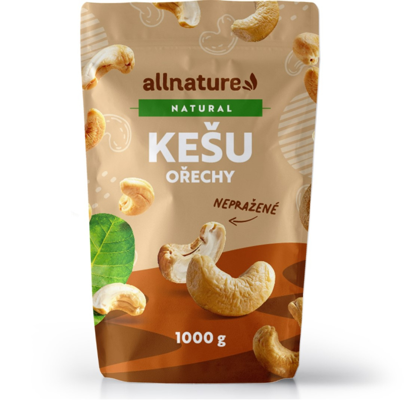 Allnature Kešu jádra 1000 g - Allnature