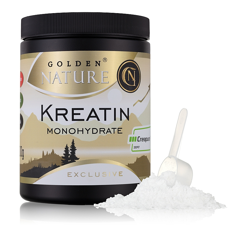 GN Exclusive Kreatin Monohydrate Creapure 500g - Golden Nature