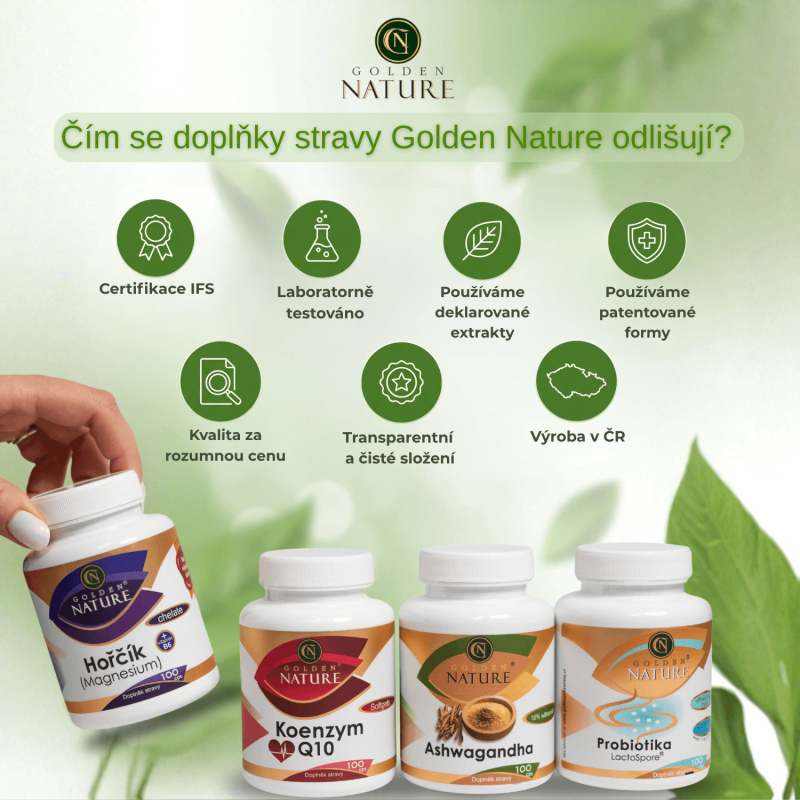 GN Exclusive Acerola 100 cps. +  Reishi 100 cps. - Golden Nature