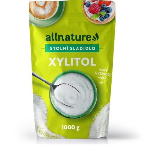 Allnature Xylitol - březový cukr 1000 g - Allnature