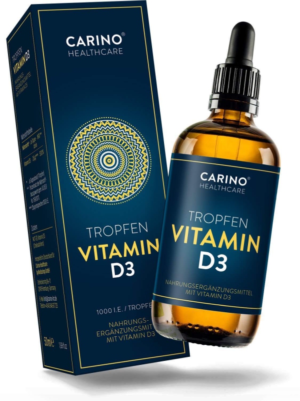 CARINO HEALTHCARE VITAMIN  D3 KAPKY  1000 I U 50 ML 