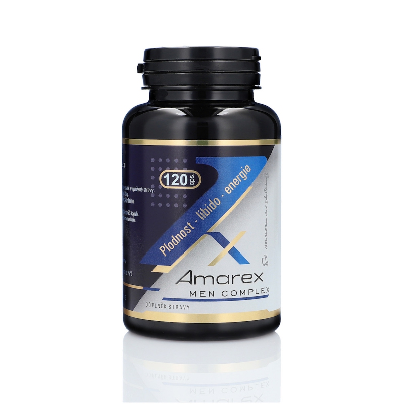 Amarex Men Complex 120 cps. + dárek Golden Nature Goji 80g zdarma