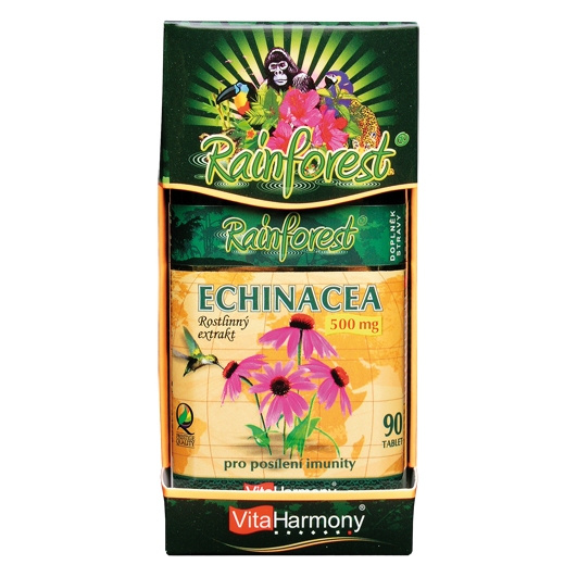 RainForest® Echinacea 500 mg - 90 tbl.