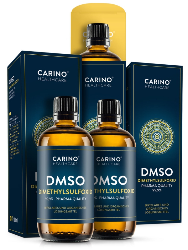 2+1 Carino Healthcare DMSO dimethylsulfoxid 99,9% 300ml - CARINO HEALTHCARE