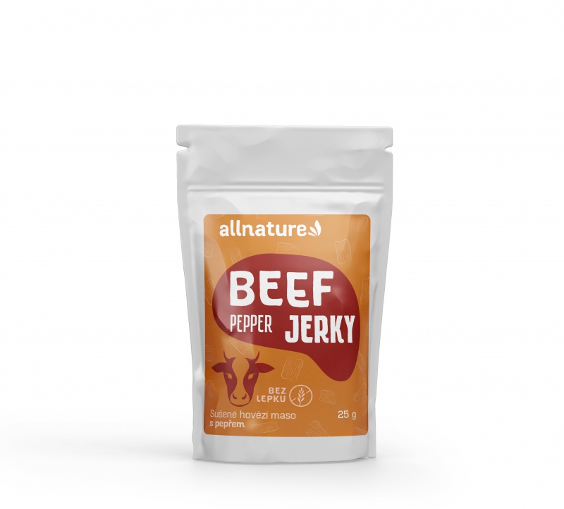 Allnature BEEF Pepper Jerky 25 g - Allnature
