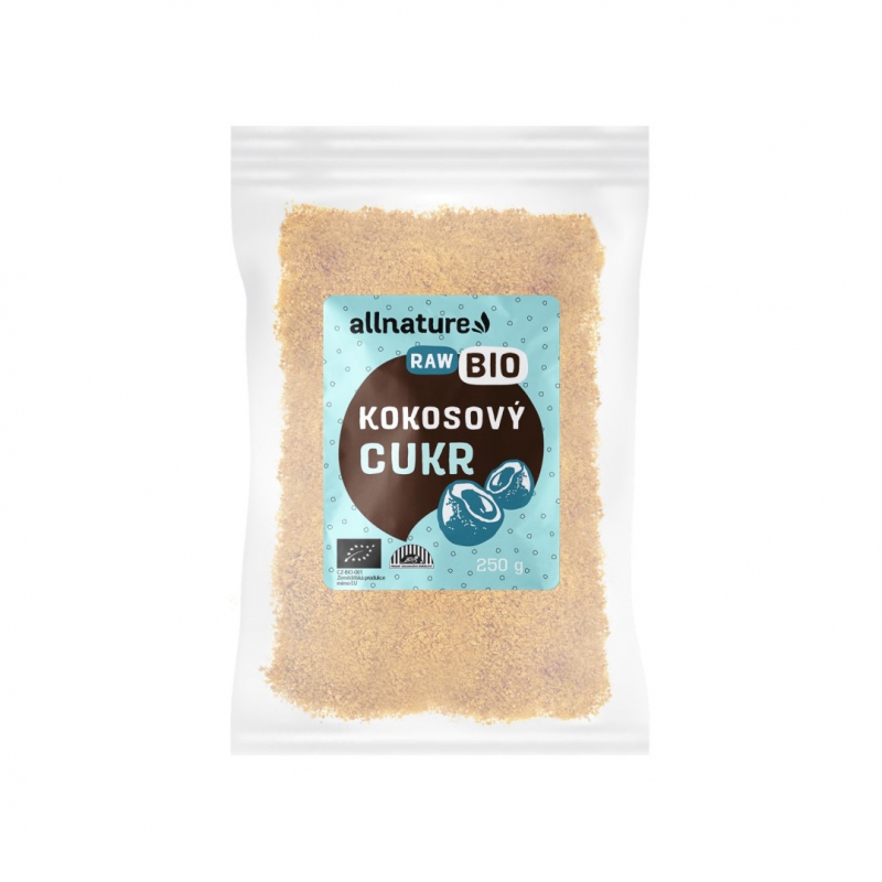 Allnature Kokosový cukr BIO 250 g - Allnature