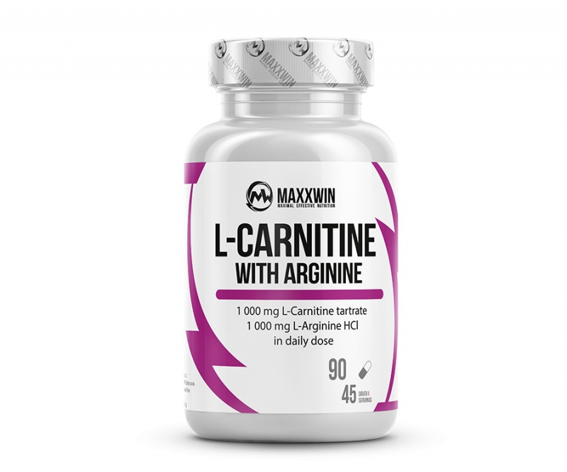 MaxxWin L-CARNITINE Arginine 90 kapslí