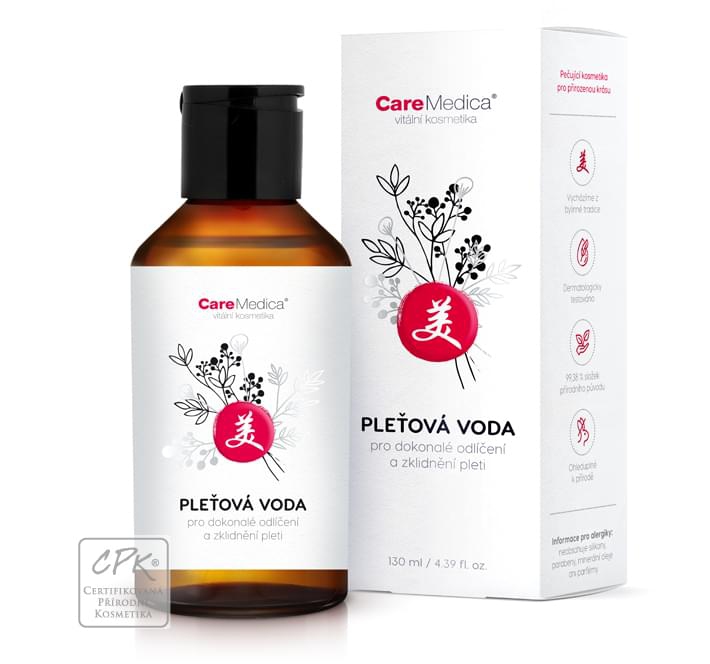 CareMedica Pleťová voda 130 ml.