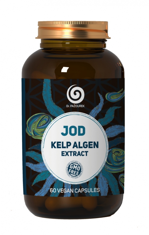 Jód+Kelp Algen extrakt 10:1 350 mcg 60cps.