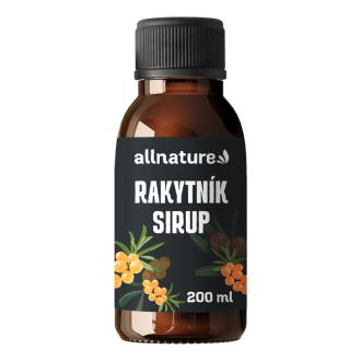 Allnature Rakytníkový sirup 200 ml