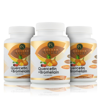 2+1 Golden Nature Quercetin (Kvercetin) komplex 300 cps.